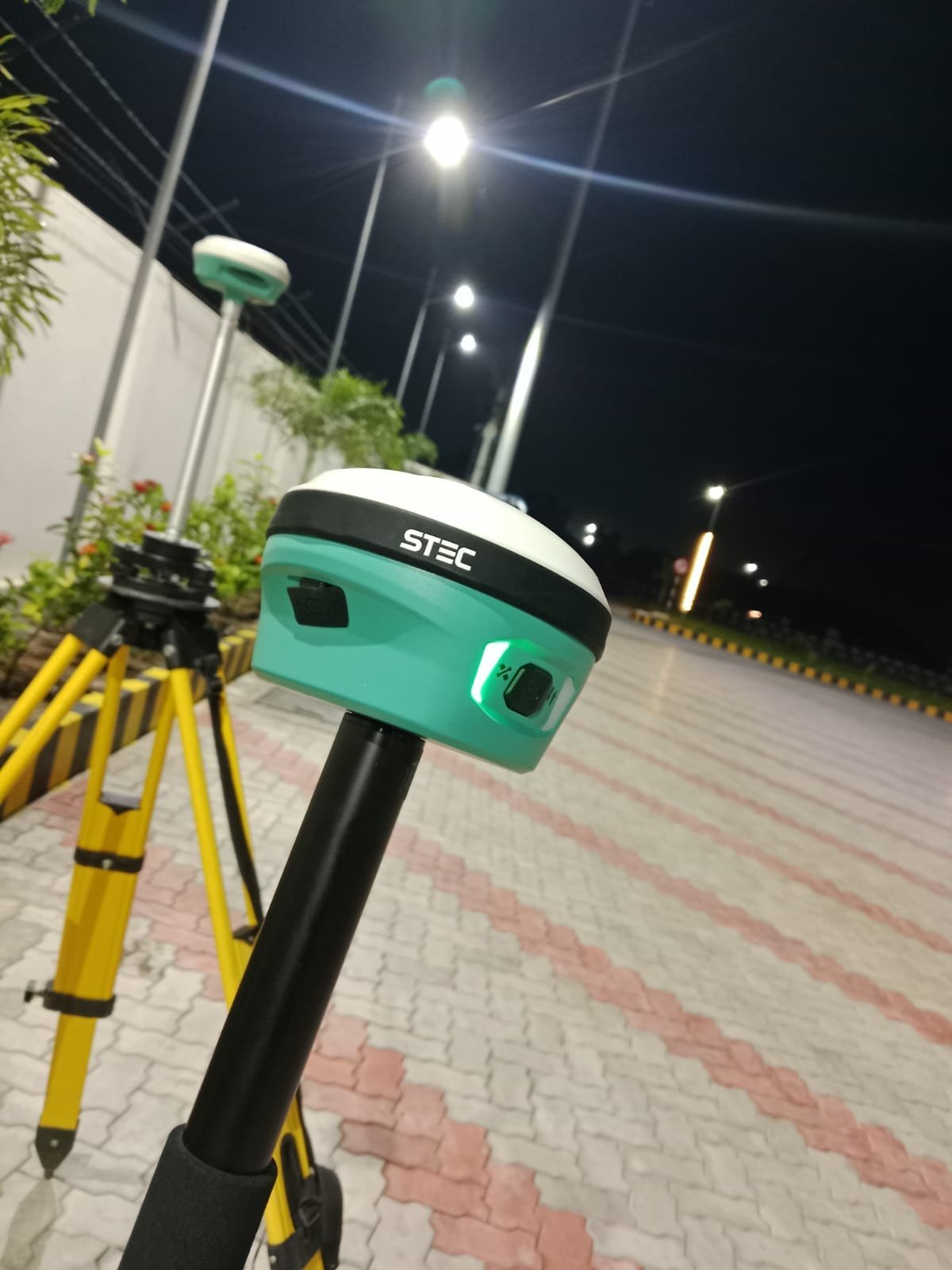GPS Rover Survey at Night