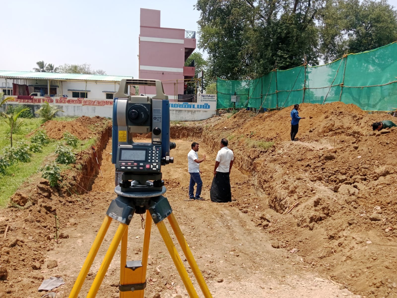 Layout Survey in Progress